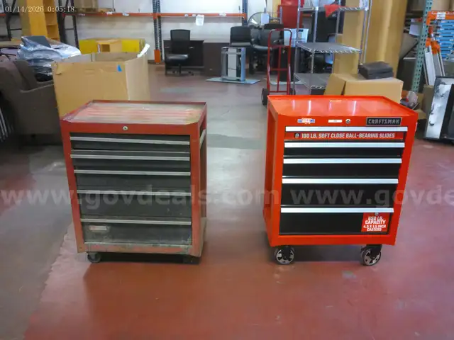 Rolling Metal Mechanics Toolboxes - 2 units