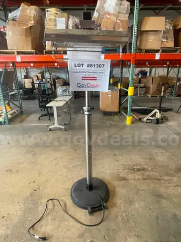 Fire Sense Stainless Steel Telescoping Offset Pole Mounted Infrared Patio Heater