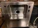 Lot of 2 stainless steel sinks and 1 stainless steel toilet/sink combo - NEW