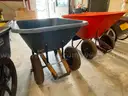 1 SET OF 4 WHEEL BARRELS - VARIOUS COLORS
