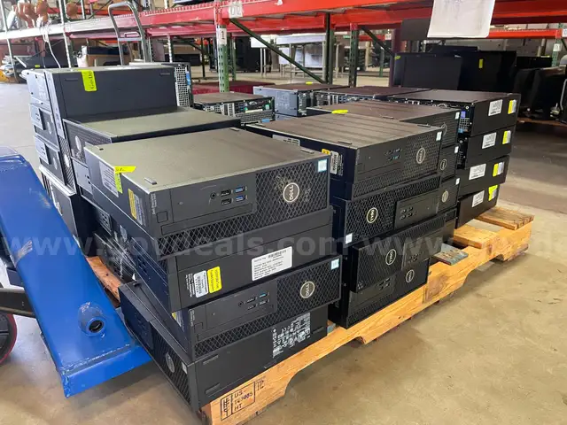 1 PALLET OF DELL VARIOUS CPU&#x27;S . -SEE DETAILS