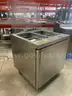 Top Front Breathing Refrigerated Prep Table with 5&#x22; Casters