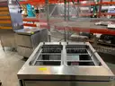 Top Front Breathing Refrigerated Prep Table with 5&#x22; Casters