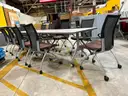 1 HUGE LOT OF COLLABORATIVE TABLES AND CHAIRS - GREAT SHAPE !!!!
