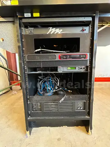 MEDIA CABINET WITH AUDIO TECHNOLOGY