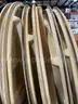 [1 LOT OF 16 ] 72&#x22; ROUND BANQUET LIGHT WEIGHT FOLDING  TAN TABLES