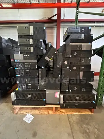 1 LOT OF [ 50 ] DELL TOWERS - VARIOUS MODEL #&#x27;S &#x26; TYPES