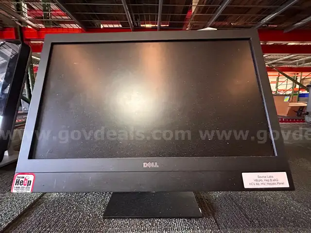 [4] PALLETS OF DELL MONITORS -[ MIXED MODEL NO  AND VARIOUS SIZES ] AND -QUANTITY :60