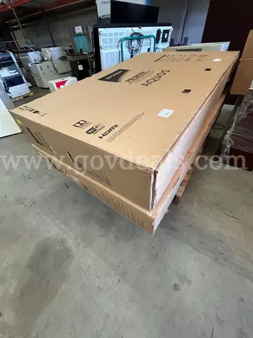 1 LOT OF 2 SHARP Sharp AQUOS 75" 4K Commercial Digital Signage Display Monitor 4P-B75EJ2U