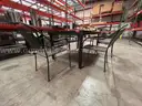 OUTDOOR DINNETE SET WITH CHAIRS