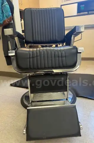 Black Barber Chair