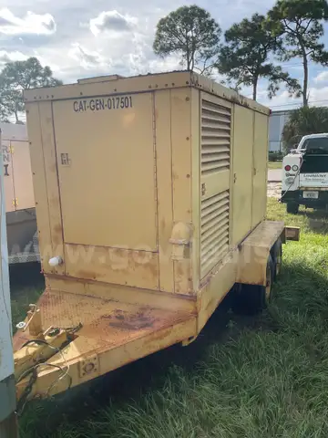 (CAT-GEN-017501) 175KW portable generator with trailer