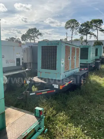 (ON-GEN-012502) 125KW portable generator with trailer