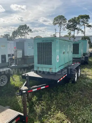 (ON-GEN-012503) 125KW portable generator with trailer