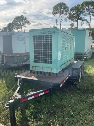 (ON-GEN-012504) 125KW portable generator with trailer