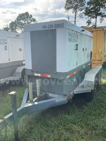 (WA-GEN-008002) 80KW portable generator with trailer