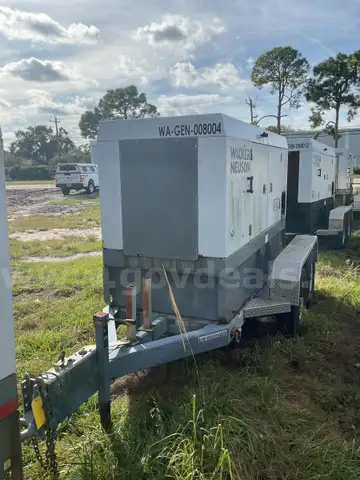 (WA-GEN-008004) 80KW portable generator with trailer