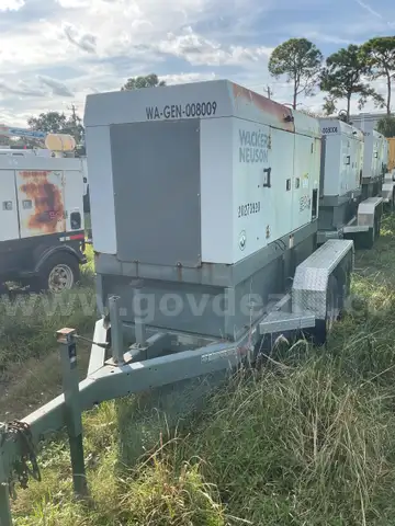 (WA-GEN-008009) 80KW portable generator with trailer