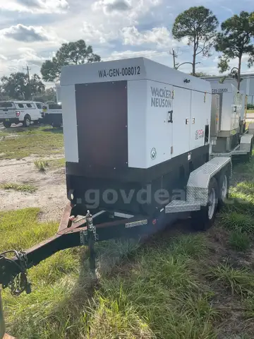 (WA-GEN-008012) 80KW portable generator with trailer