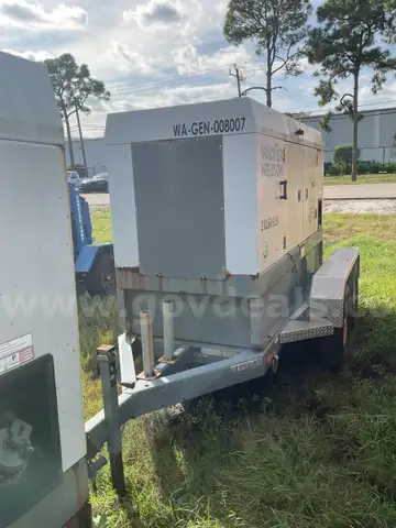(WA-GEN-008007) 80KW portable generator with trailer