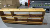 Rolling bookcase wood