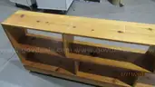 Rolling bookcase wood