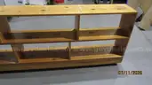 Rolling bookcase wood