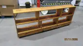 Rolling bookcase wood