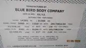 2013 Bluebird 37 Passenger Bus with Wheelchair Lift