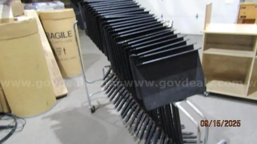 Rack of music stands