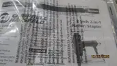 Brad nailer/stapler kit (New)