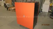Steel cabinet on wheels