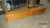 Wood bench with 2 lids