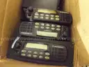 6 BOXES FULL OF MOTOROLA CB RADIOS AND MOTOROLA RADIO MICS.