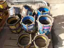 14 MULTI - RANGE CAST 8" COUPLINGS