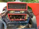 Case International 385 Tractor w/ Bush 2346 QT Bucket