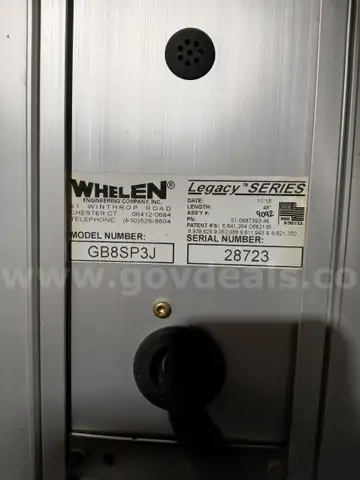 4 Whelen Police Roof Mounted LED Light Bars