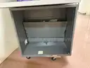 WORKSTATION - TWO FILE CABINETS AND TABLE TOP