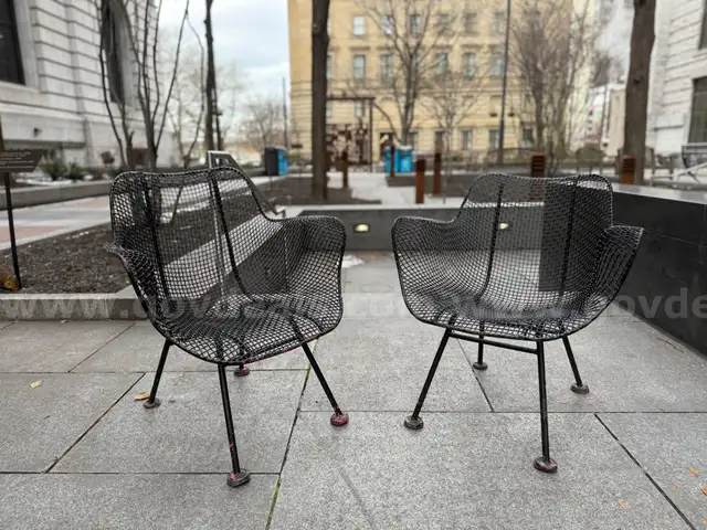 Russell Woodard Midcentury Sculptura Chairs (Pair) at Cleveland Public Library • Main