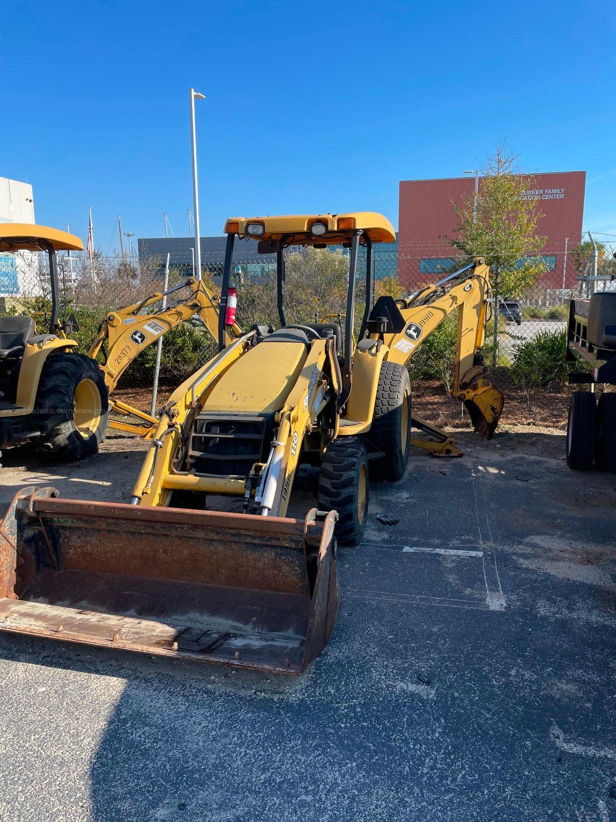 John Deere 110 Tlb Backhoe Allsurplus 7882