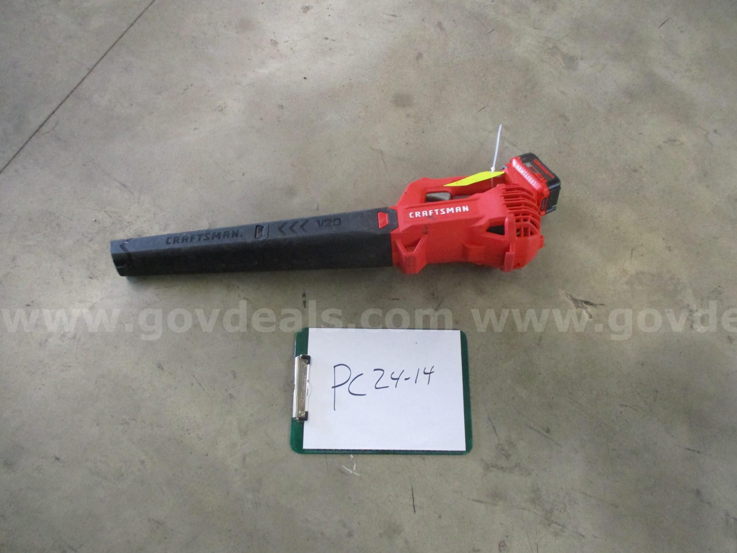 Cordless leaf blower online craftsman