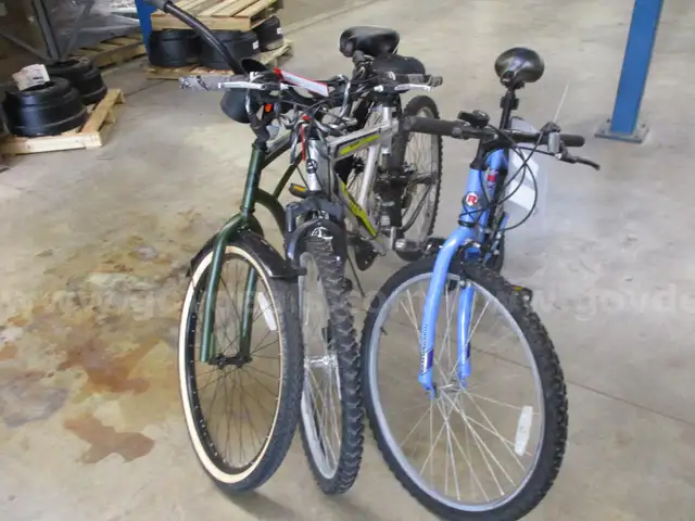 Bicycles, 3 various (POLICE CONFISCATED)