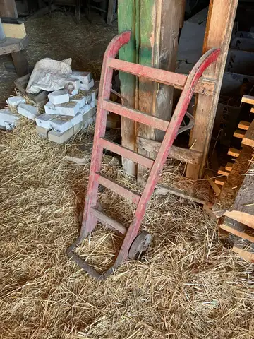 Antique 2 Wheel Cart