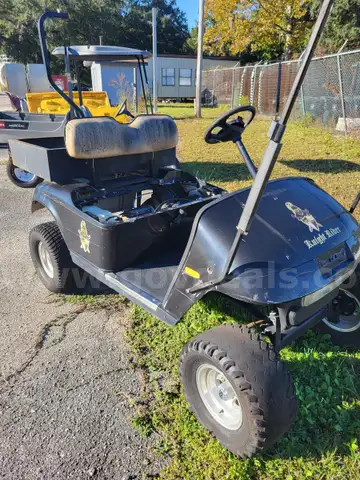 E-Z-GO golf cart, missing items