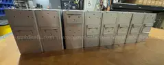 Lot of Comnet Network Switches (20), with Power supplies, and 1g Fiber Modules (SFP)