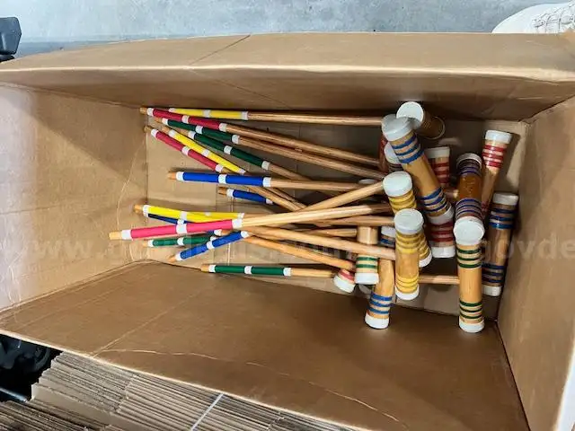 Assorted sports games equipment