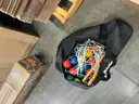 Assorted sports games equipment