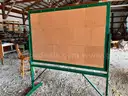 large portable chalkboard, vintage