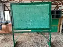 large portable chalkboard, vintage