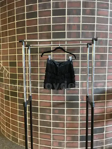 Dance Costumes - Black Fringe Shorts,  23 items